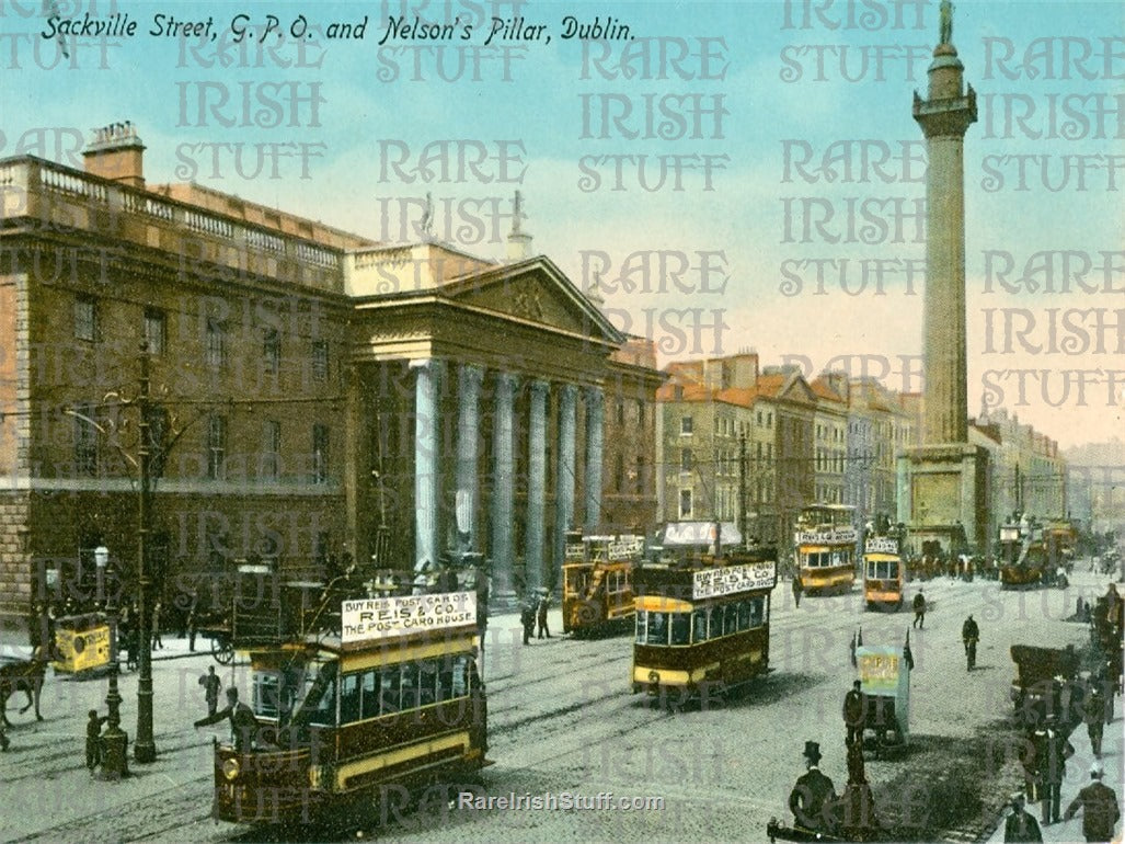 GPO, Sackville Street ( O'Connell Street), Dublin, Ireland 1920
