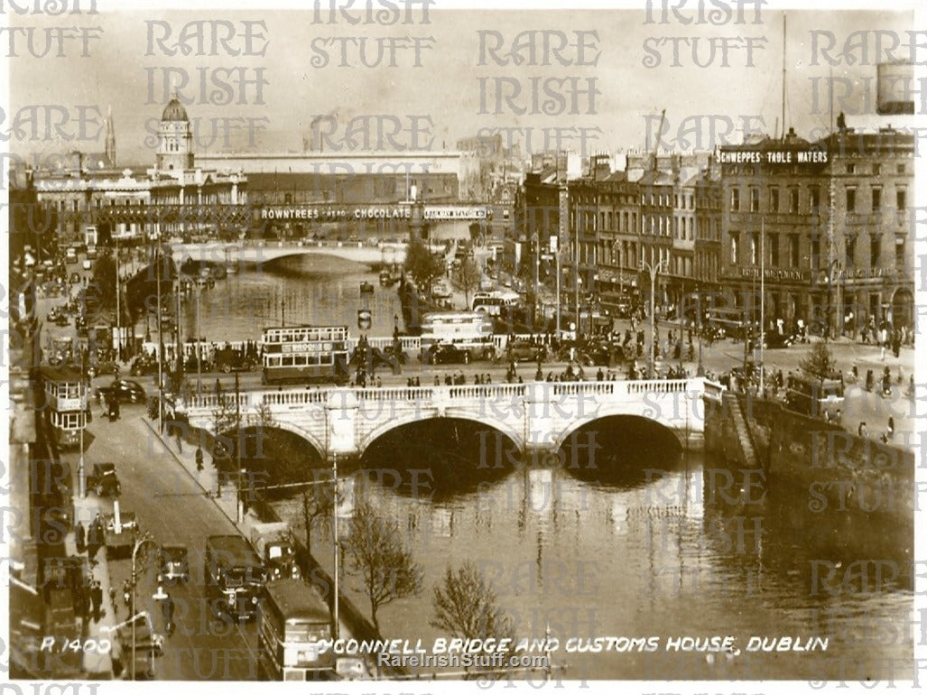 O'Connell Bridge, Dublin, Ireland 1944