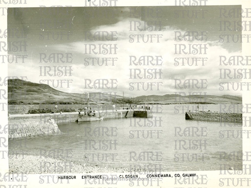 The Harbour, Cleggan, Galway, Ireland 1940's