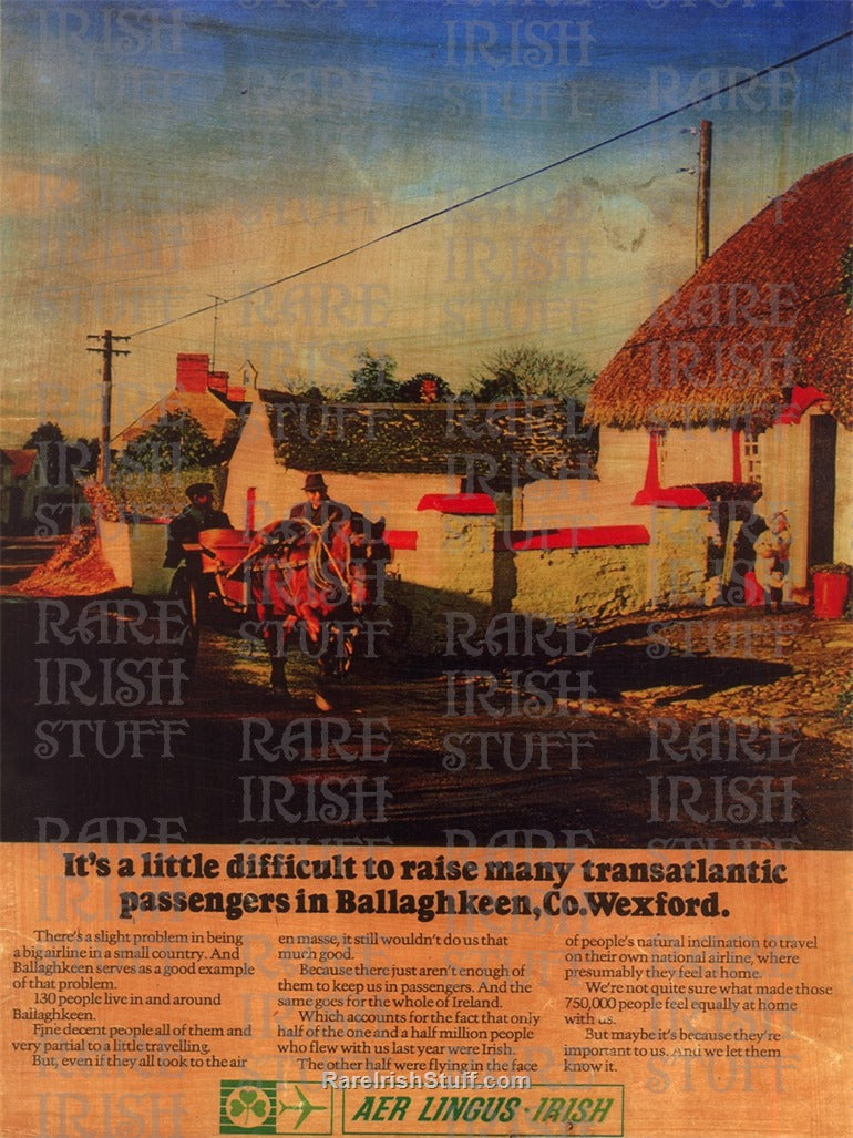 Vintage Aer Lingus Advert