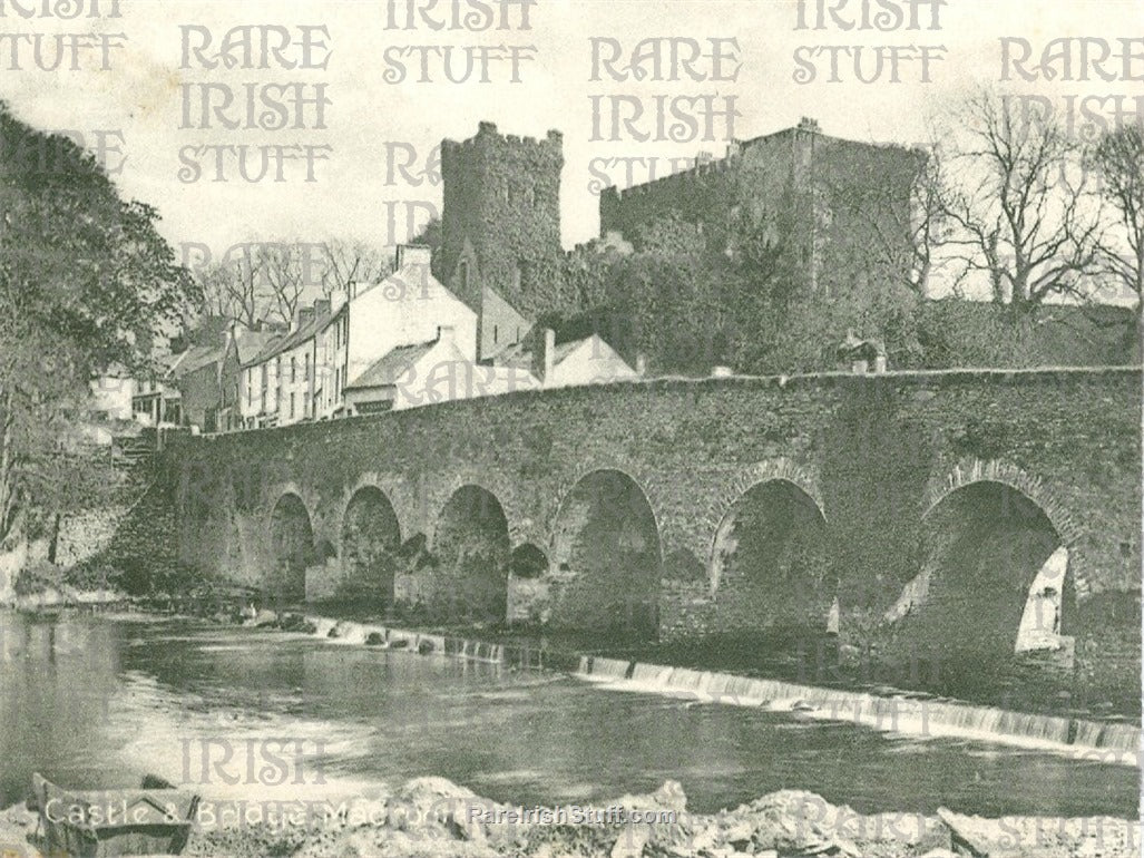 Castle & Bridge, Macroom, Co. Cork, Ireland 1910