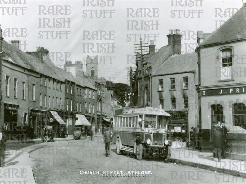 Church Street, Athlone, Co. Westmeath, Ireland 1950's