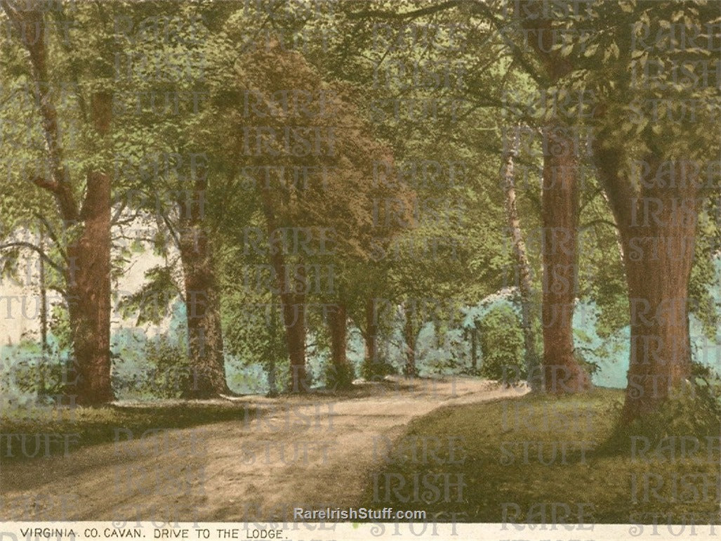 Drive to the Lodge, Virginia, Co Cavan, Ireland 1910
