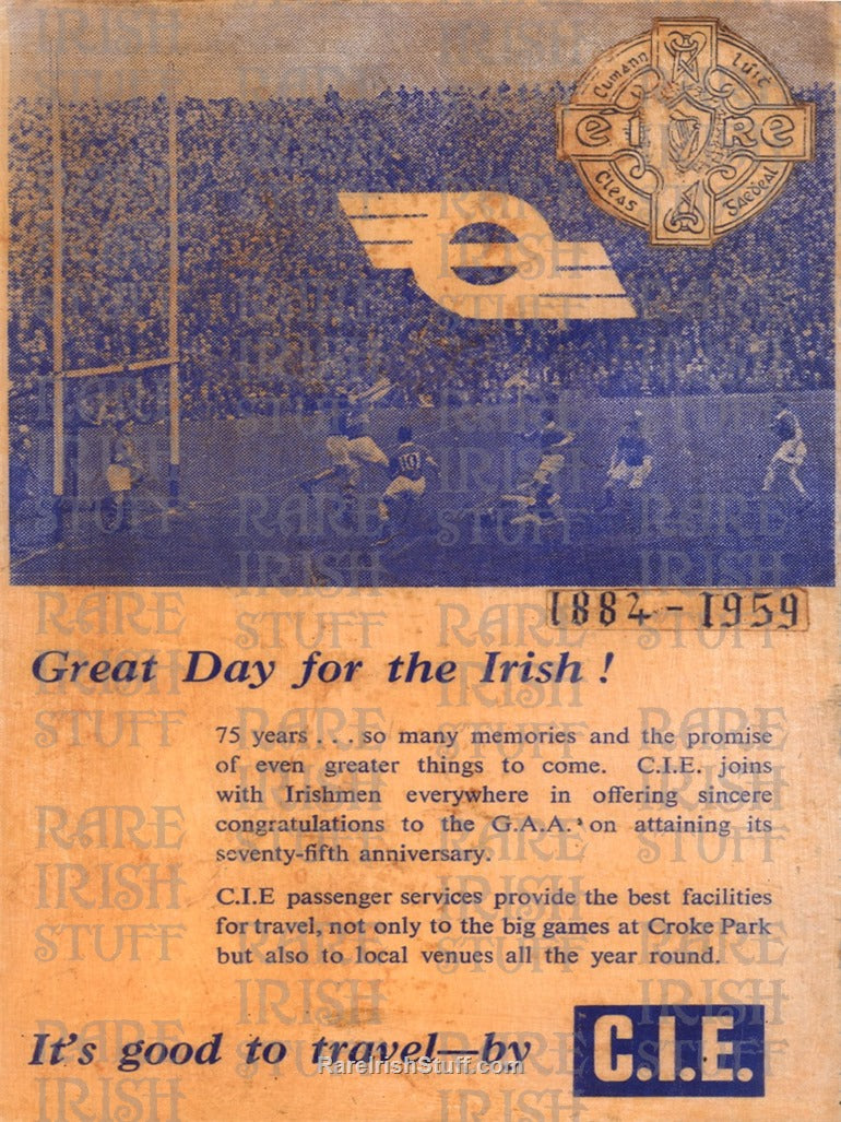 Great Day for the Irish. CIE celebrating GAA & Croke Park, 1950's