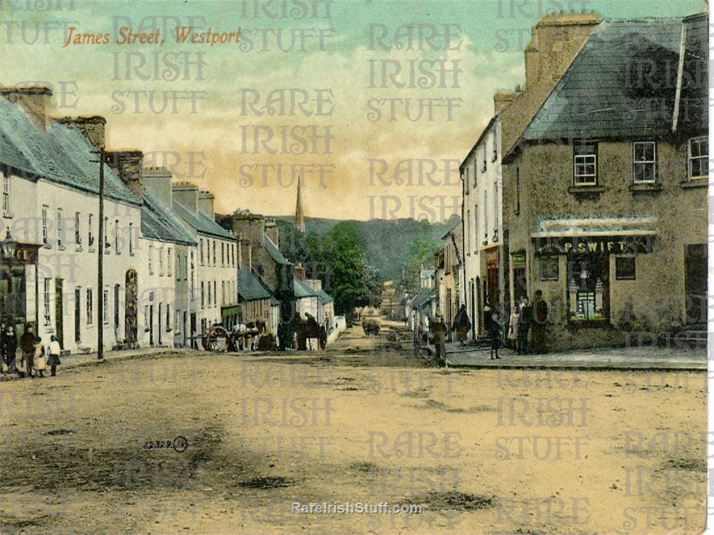 James Street, Westport, Co. Mayo, Ireland 1900