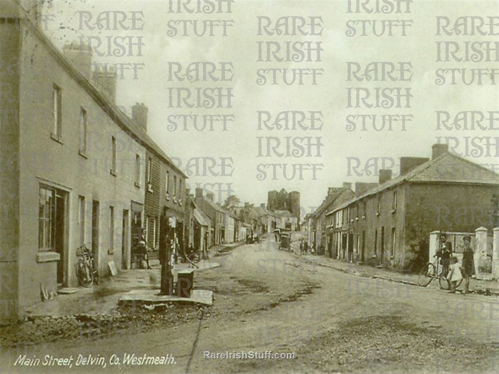 Main Street, Delvin, Co Westmeath, Ireland 1910