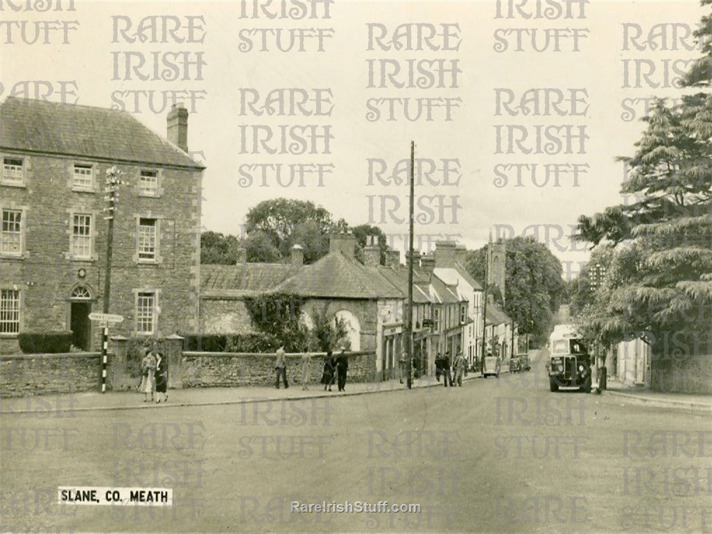 Slane Village, Co. Meath, Ireland 1950's