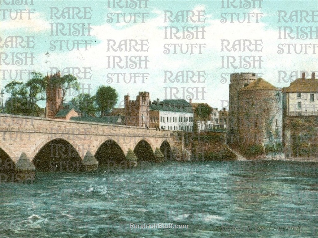 Thomond Bridge, Limerick City, Ireland 1900
