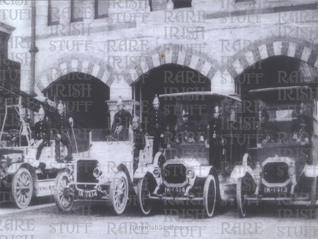 Dublin Firemen & Fire Brigade Trucks, 1920's