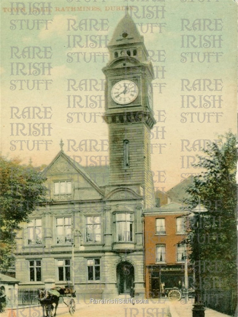 Town Hall, Rathmines Road, Rathmines, Dublin, Ireland 1910