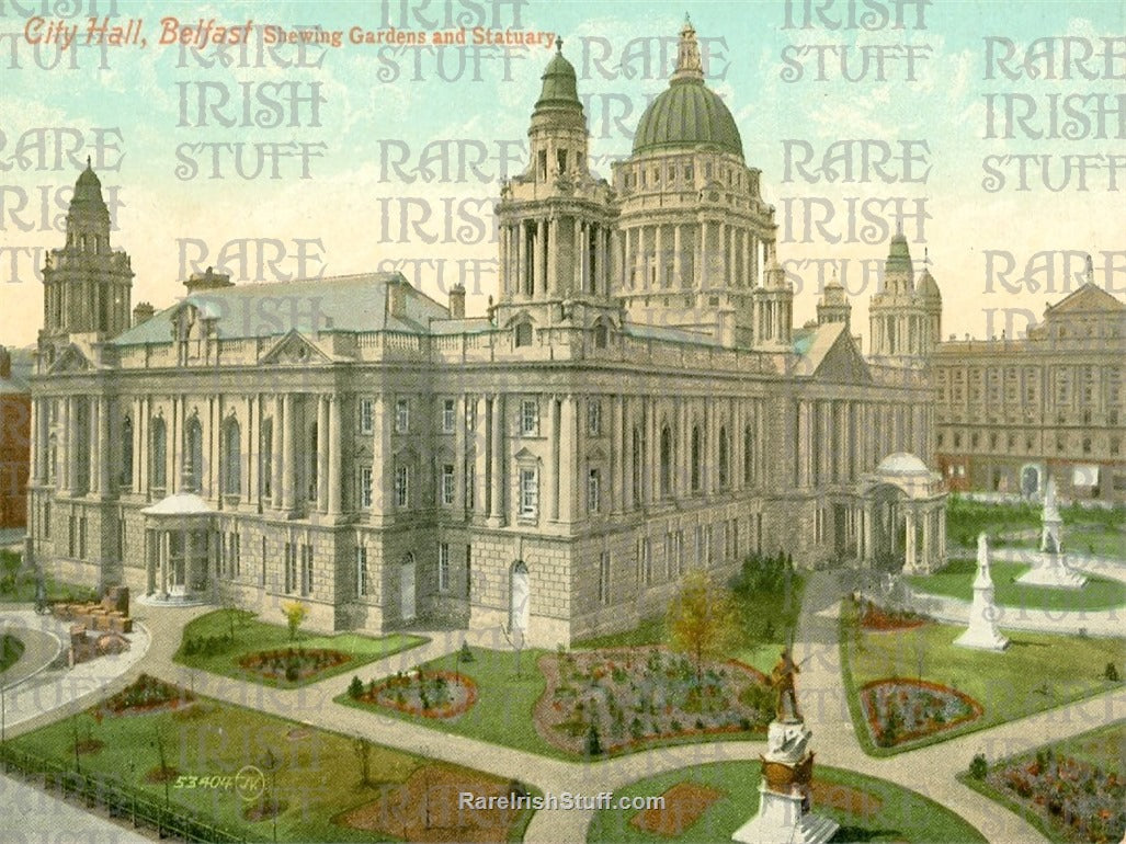 City Hall, Belfast, Antrim, Ireland 1895
