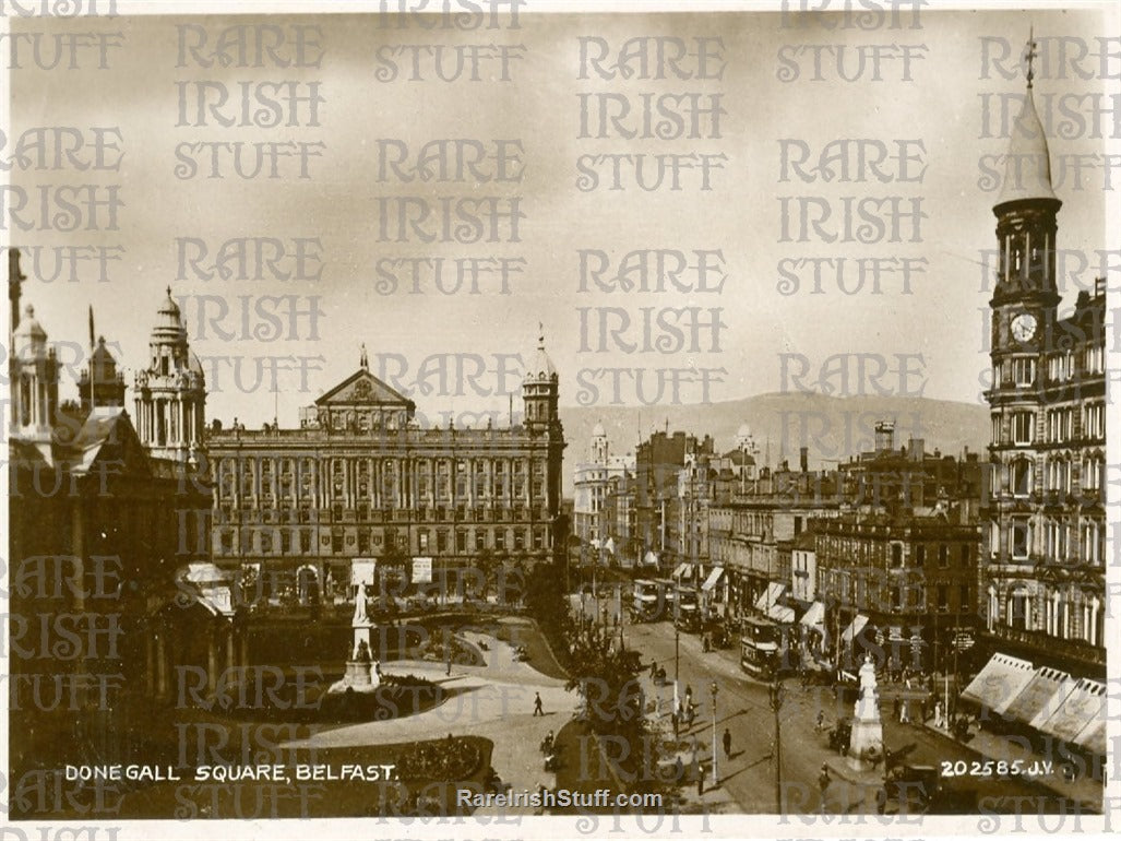 Donegall Square, Belfast, Antrim, Ireland 1895