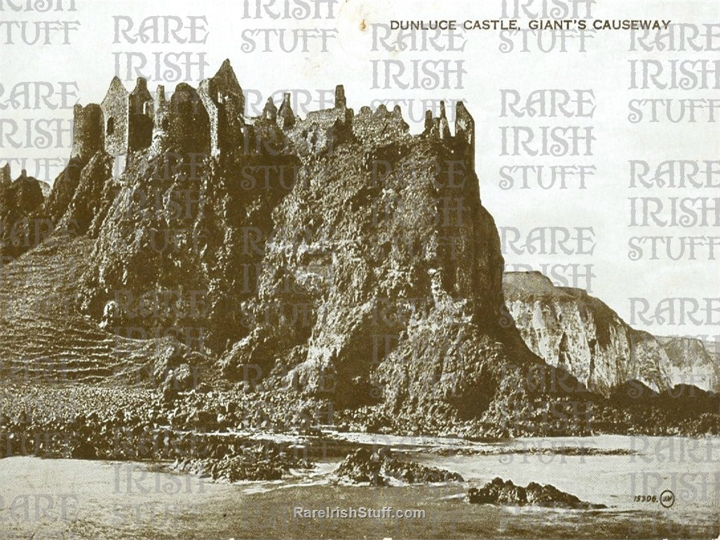 Dunluce Castle, Giants Causeway, Co. Antrim, Ireland 1908