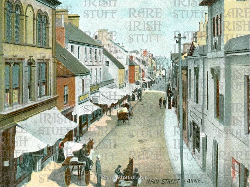 Main Street Larne, Co. Antrim, Ireland 1894