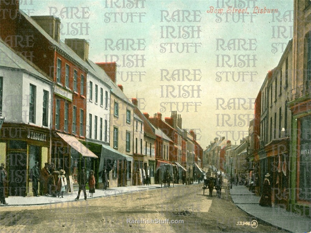 Bow Street, Lisburn, Co. Antrim, Ireland 1902