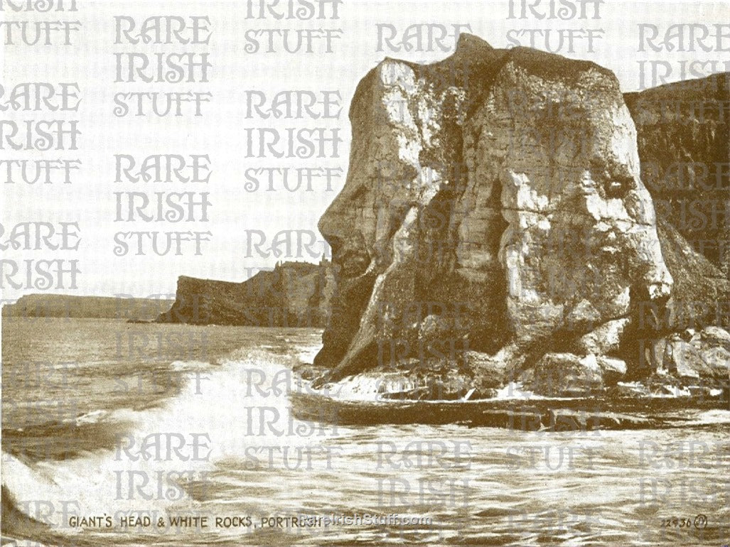 Giant's Head & White Rocks, Portrush, Co. Antrim, Ireland 1904