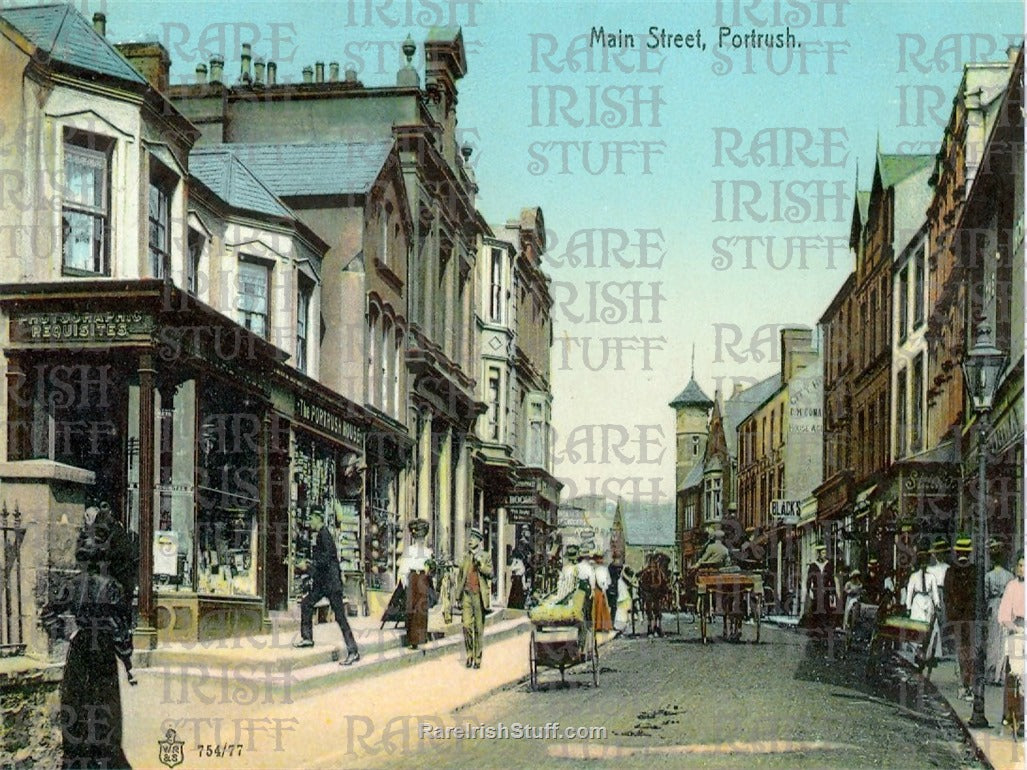 Main Street, Portrush, Co. Antrim, Ireland 1904