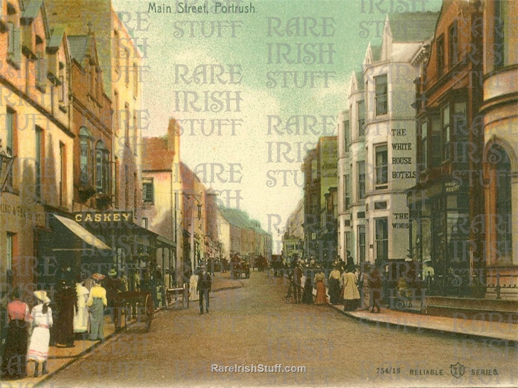 Main Street, Portrush, Co. Antrim, Ireland 1900