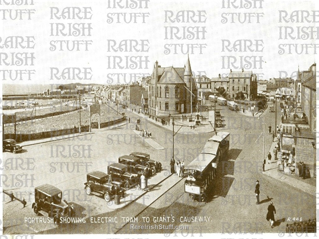Electric Tram To Giants Causeway, Portrush, Co. Antrim, Ireland 1922