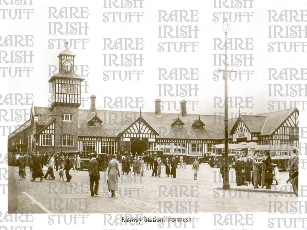 Railway Station, Portrush, Co. Antrim, Ireland 1945