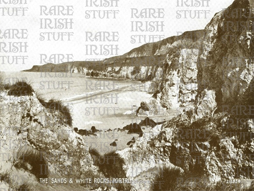 The Sands & White Rocks, Portrush, Co. Antrim, Ireland 1909