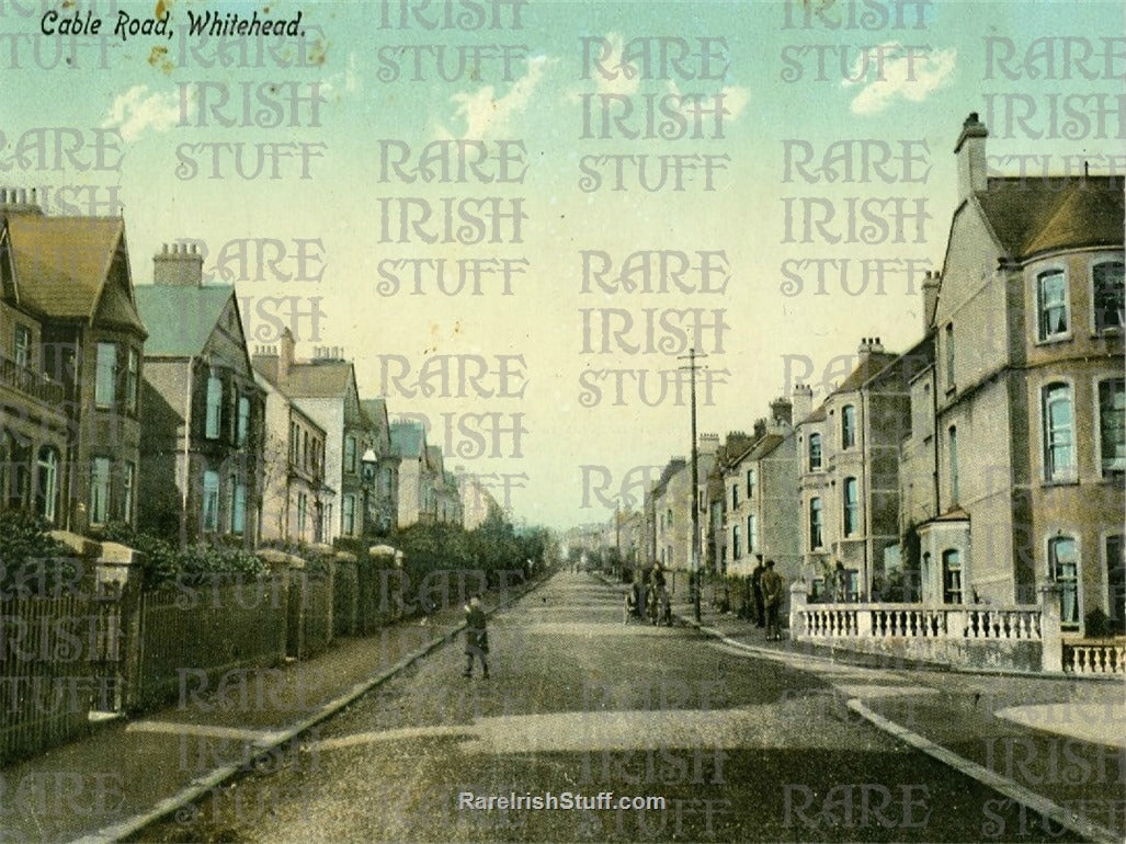 Cable Road, Whitehead, Carrickfergus, Co. Antrim, Ireland 1898