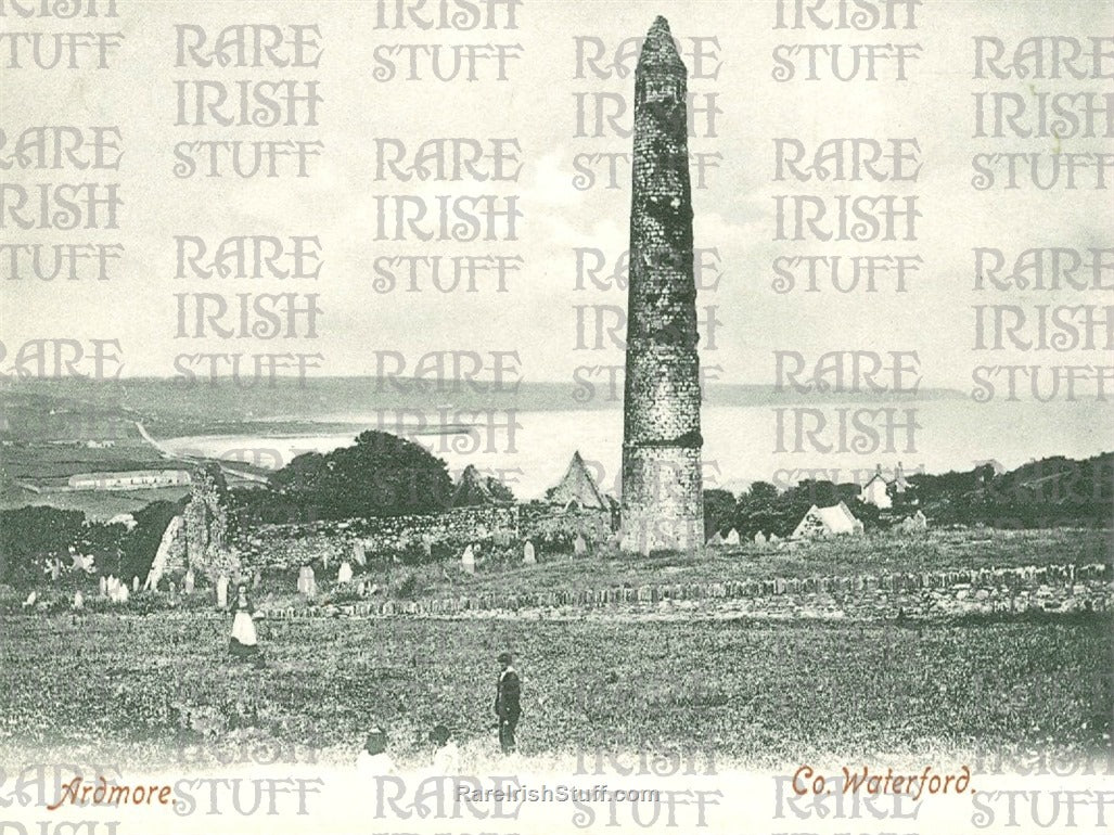 Ardmore & Round Tower, Co. Waterford, Ireland 1901