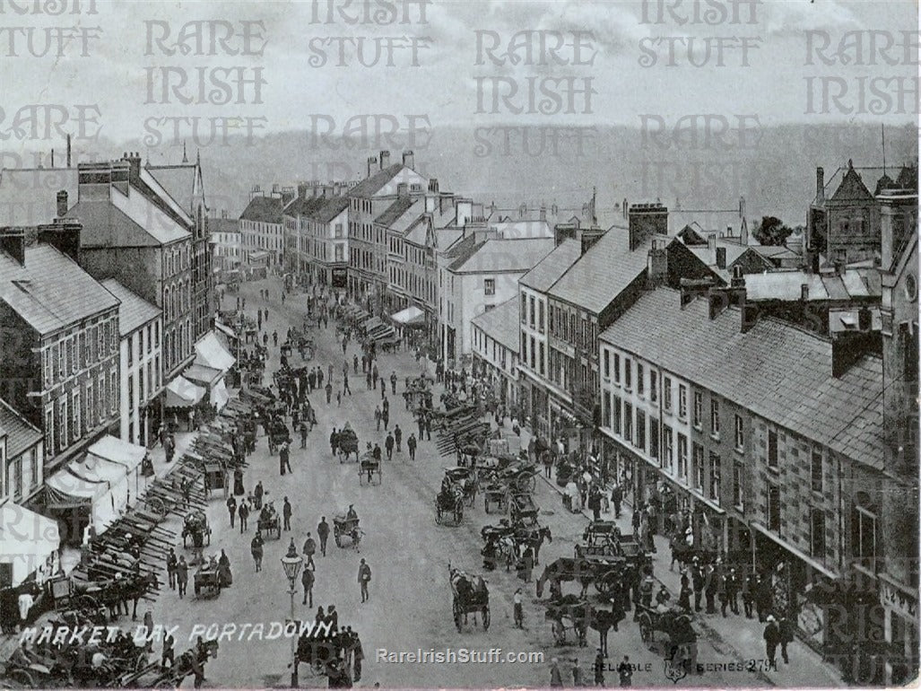 Market Day, Portadown, Armagh, Northern Ireland 1910
