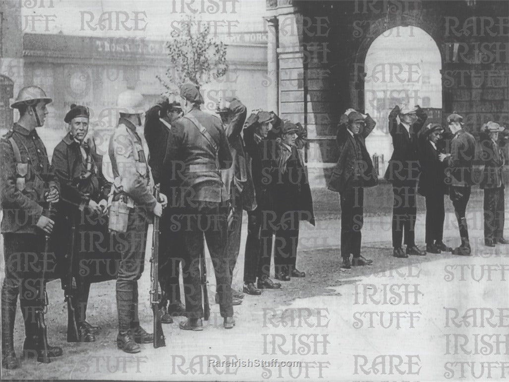 Arrest of Irish Republicans by Black and Tans, Dublin, 1920