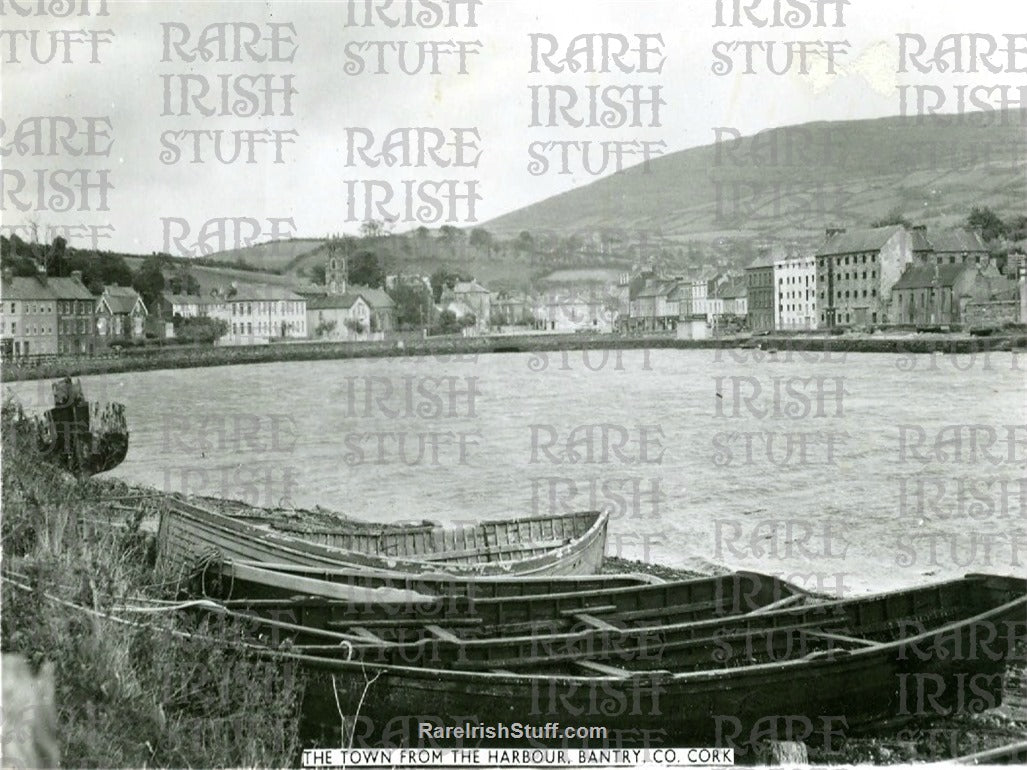 The Town from the Harbour, Bantry, Co. Cork, Ireland 1956
