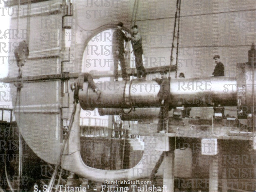Fitting Titanic Tailshaft, Harland and Wolff, Belfast, Ireland 1911