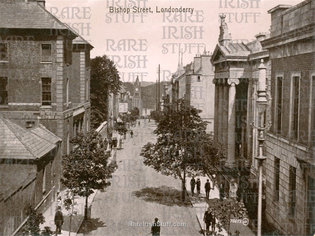 Bishop Street, Derry, Ireland 1905