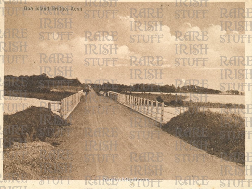 Boa Island Bridge, Kesh, Co. Fermanagh, Ireland 1920