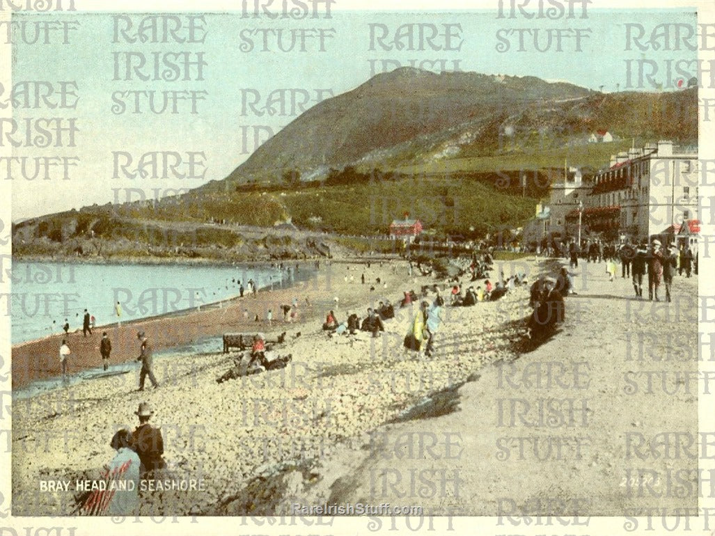 Bray Head & Seashore, Co. Wicklow, Ireland 1910
