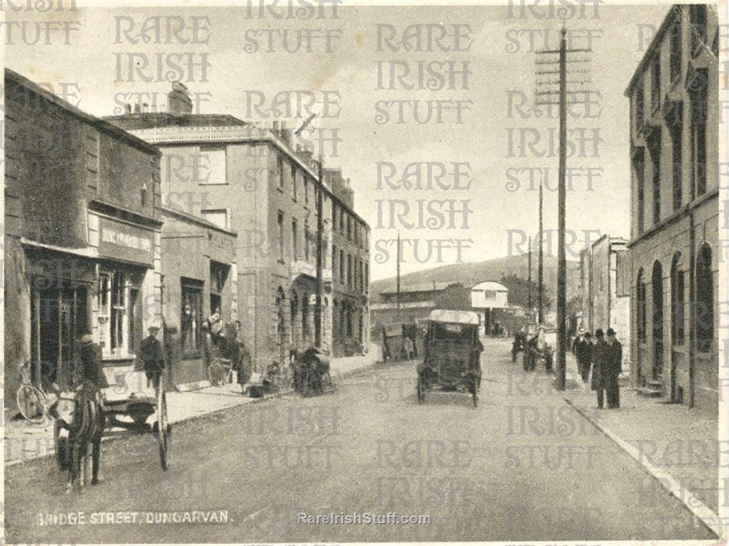 Bridge Street, Dungarvan, Co. Waterford, Ireland 1920s