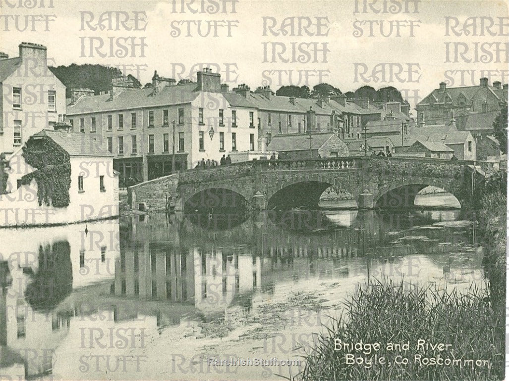 Bridge & River Boyle, Boyle, Co. Roscommon, Ireland c.1905