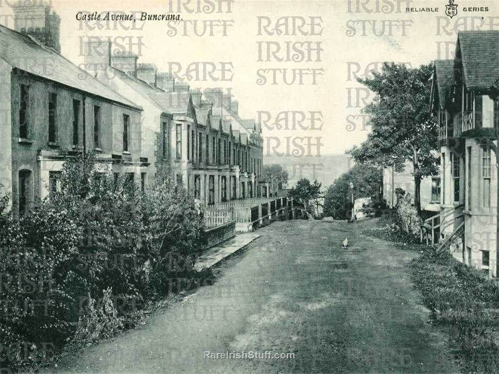 Castle Avenue, Buncrana, Co. Donegal, Ireland 1908