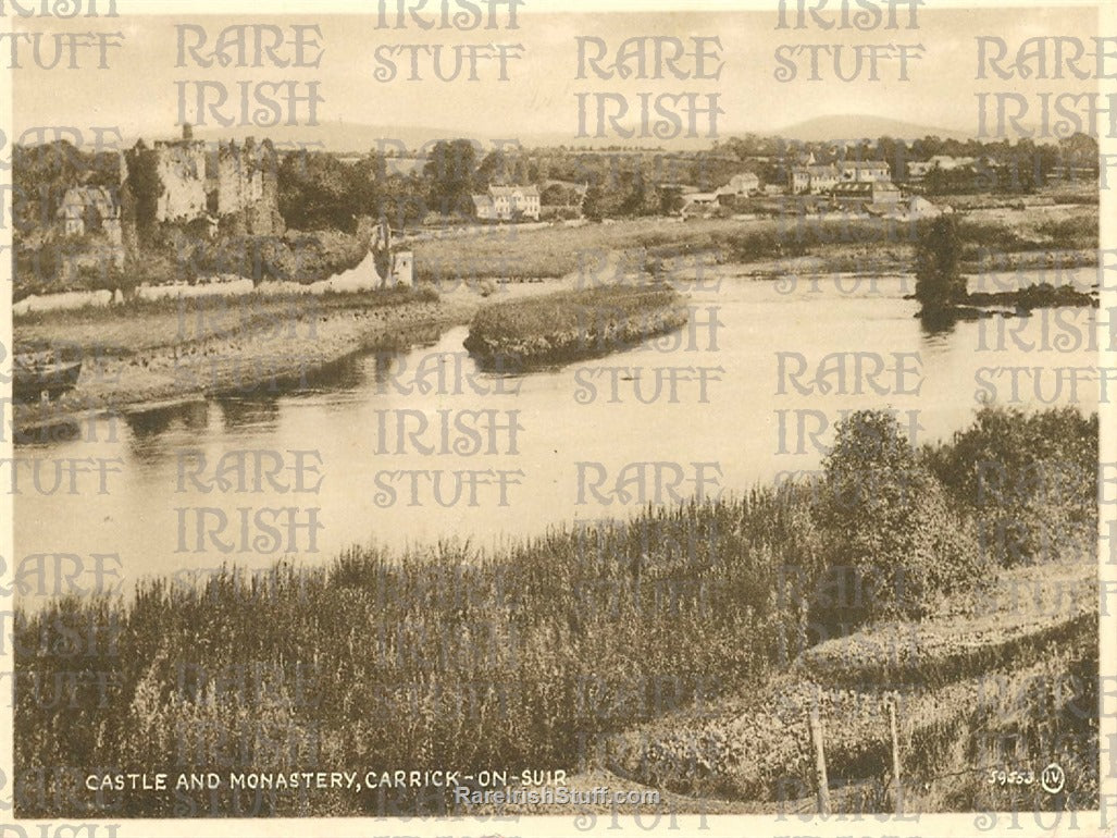Castle & Monastery, Carrick-On-Suir, Co. Tipperary, Ireland 1920
