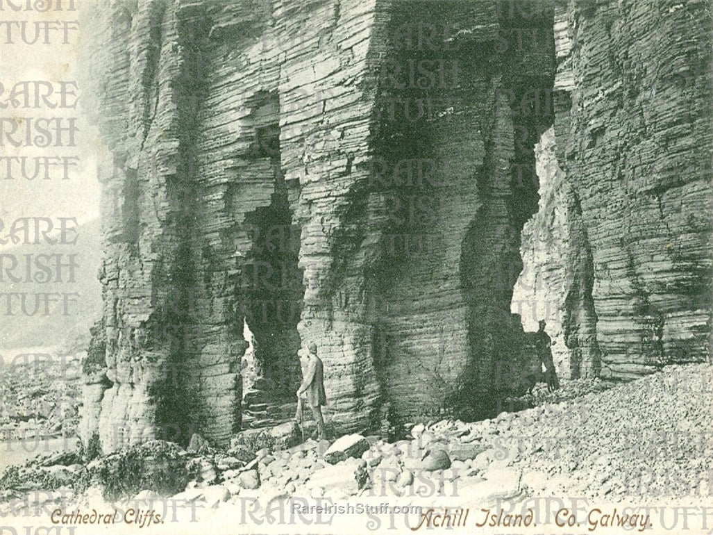 Cathedral Cliffs, Achill Island, Co. Mayo, Ireland 1895