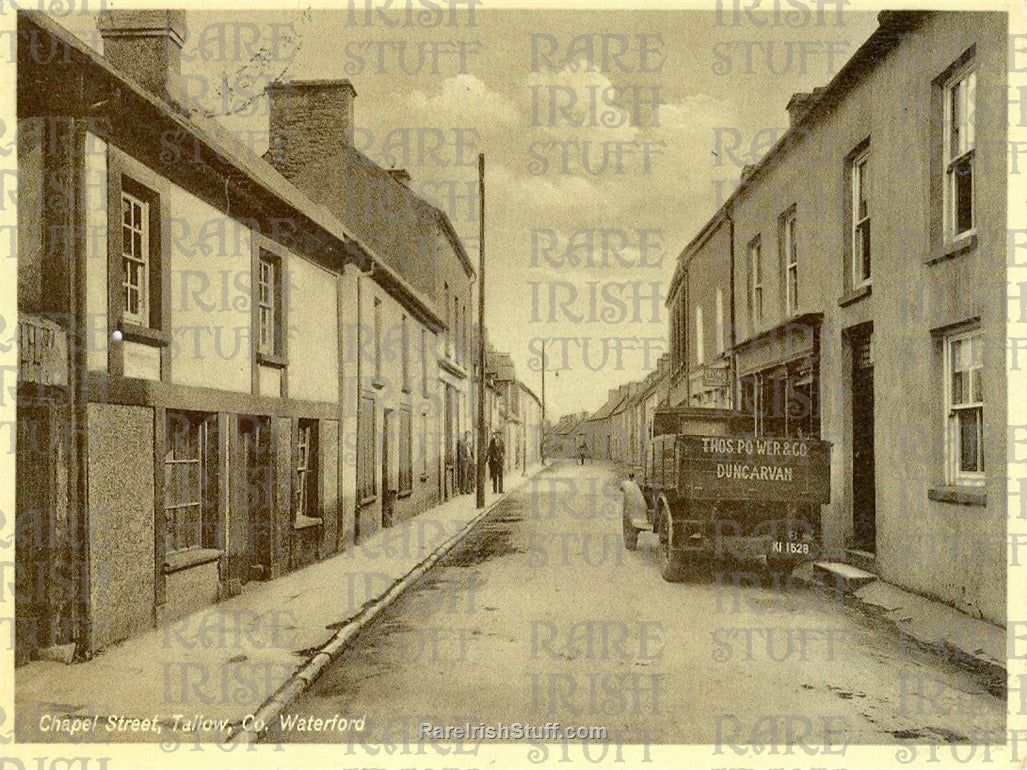 Chapel Street, Tallow, Co. Waterford, Ireland 1950
