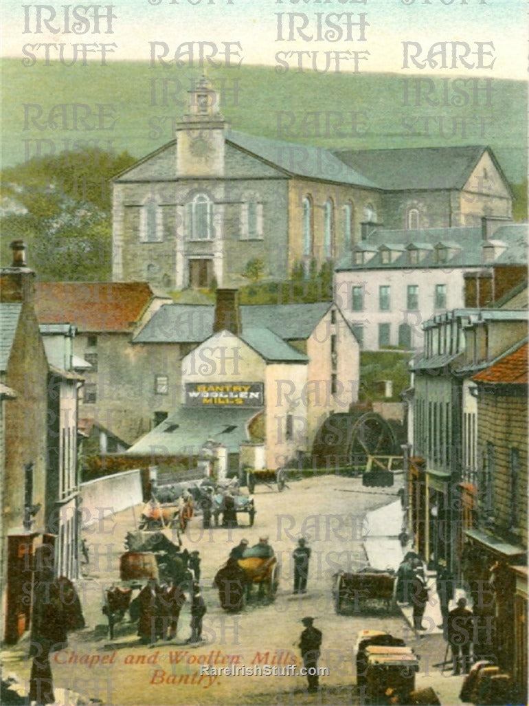 Chapel & Woollen Mills, Bantry, Co. Cork, Ireland 1892