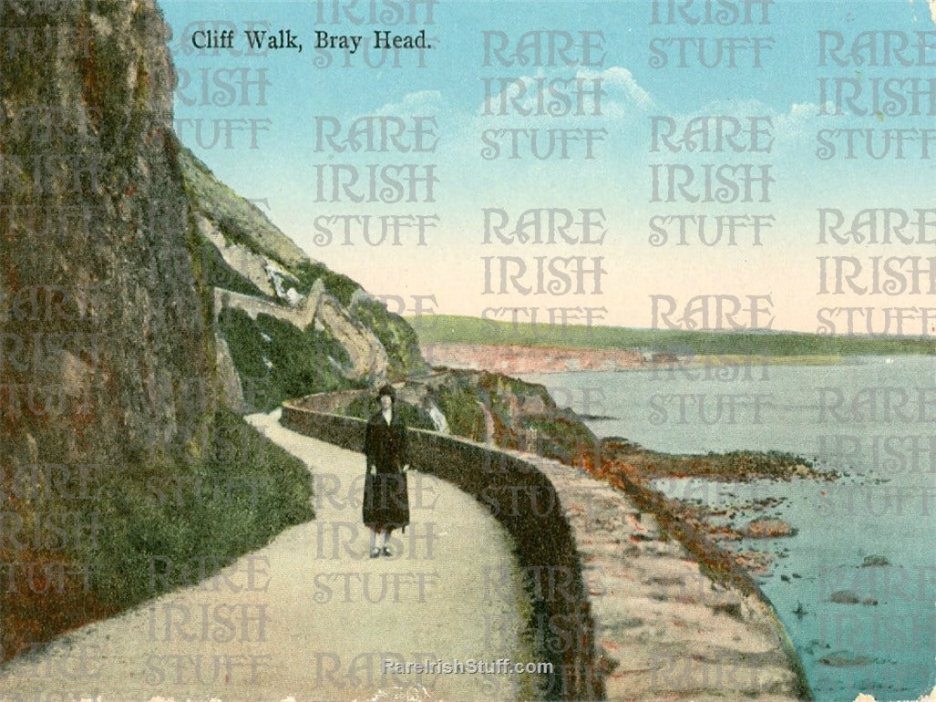 Cliff Walk, Bray, Co. Wicklow, Ireland 1910