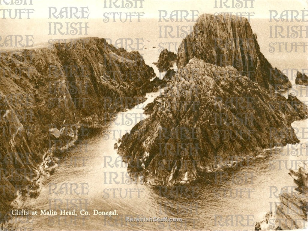 Cliffs at Malin Head, Co. Donegal, Ireland 1910