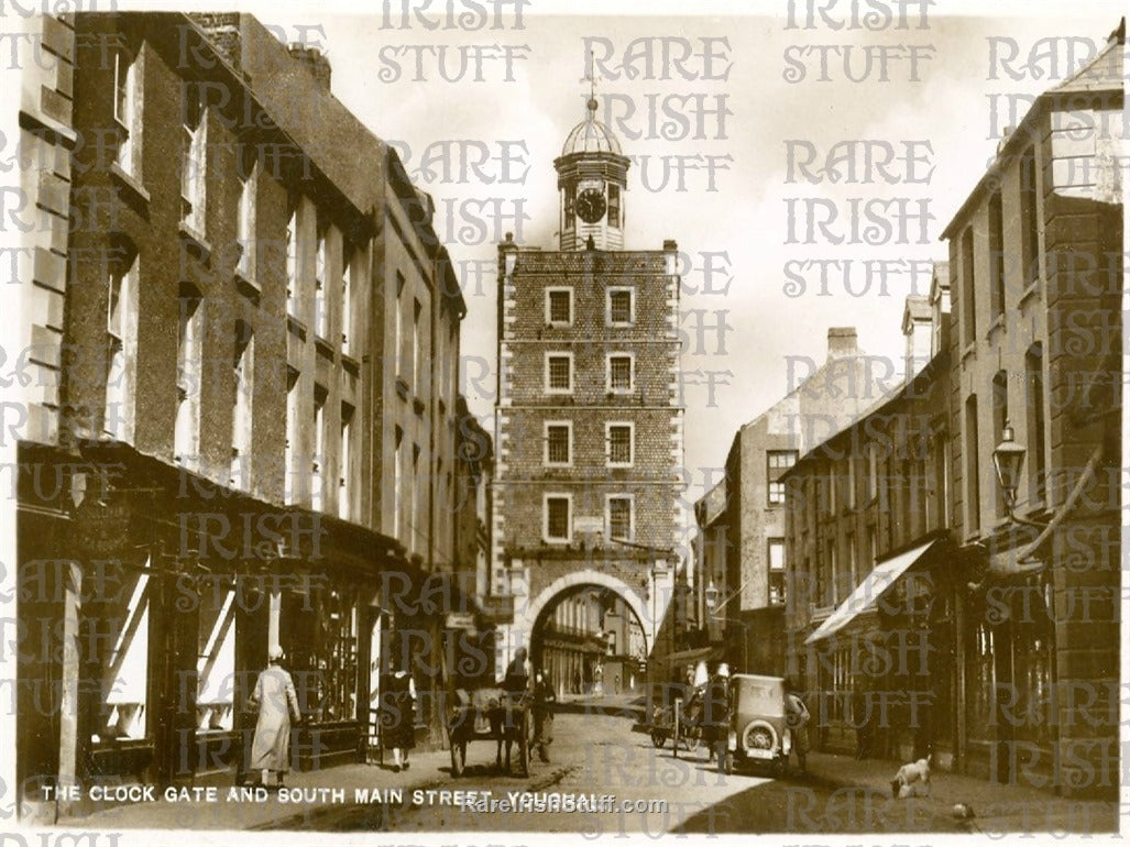 Clock Gate & South Main Street, Youghal, Co. Cork, Ireland 1926