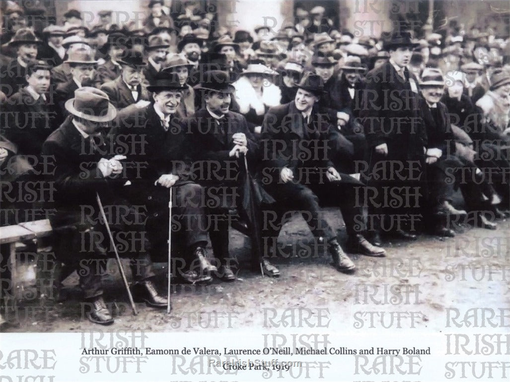 Michael Collins & Eamon de Valera at Croke Park 1919