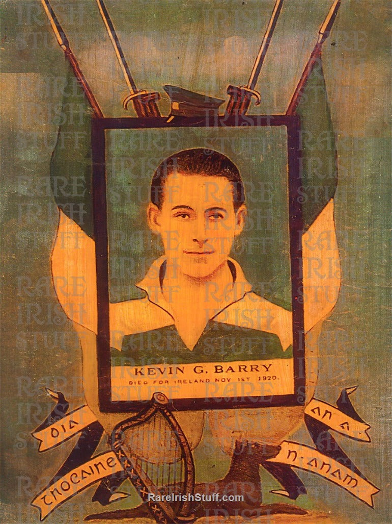 Antique Drawing of Kevin Barry, 1920