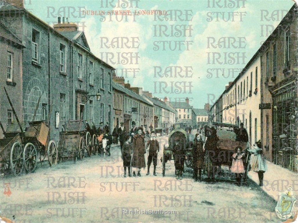 Dublin Street, Longford Town, Ireland 1895