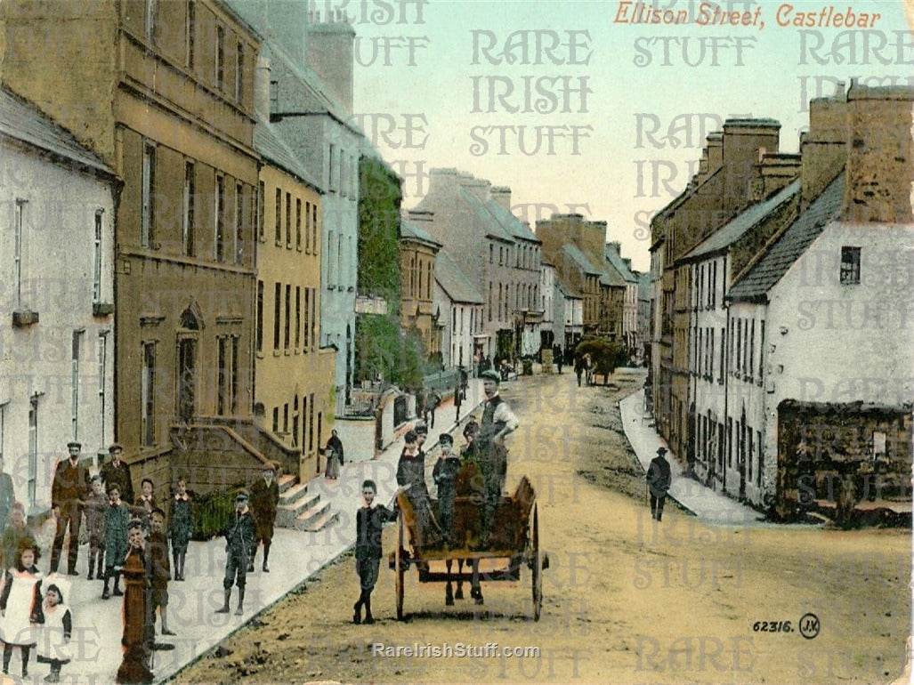Ellison Street, Castlebar, Co. Mayo, Ireland 1895