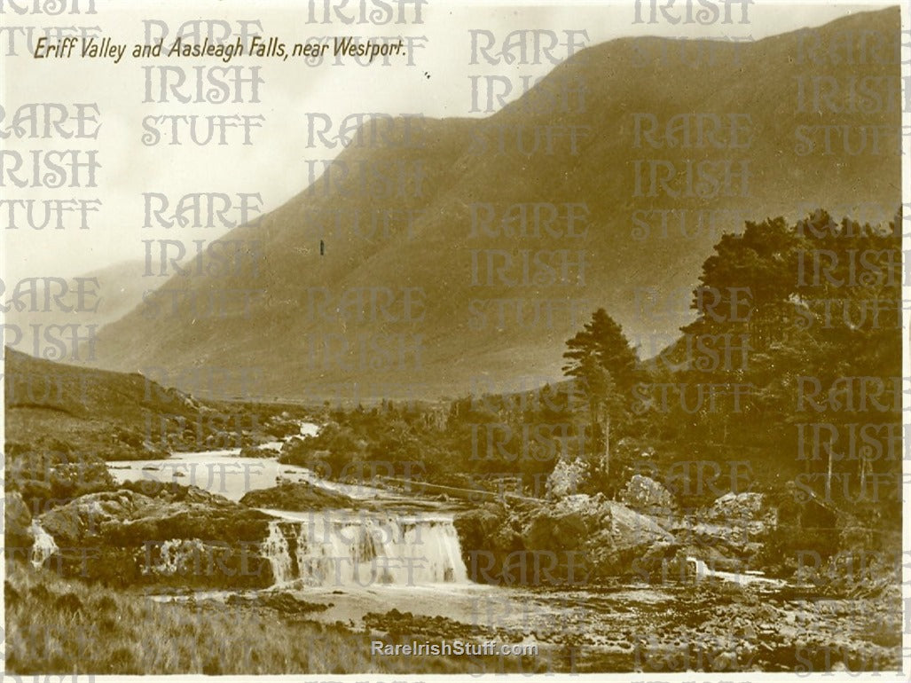 Eriff Valley & Aasleagh Falls, Westport, Co. Mayo, Ireland 1930