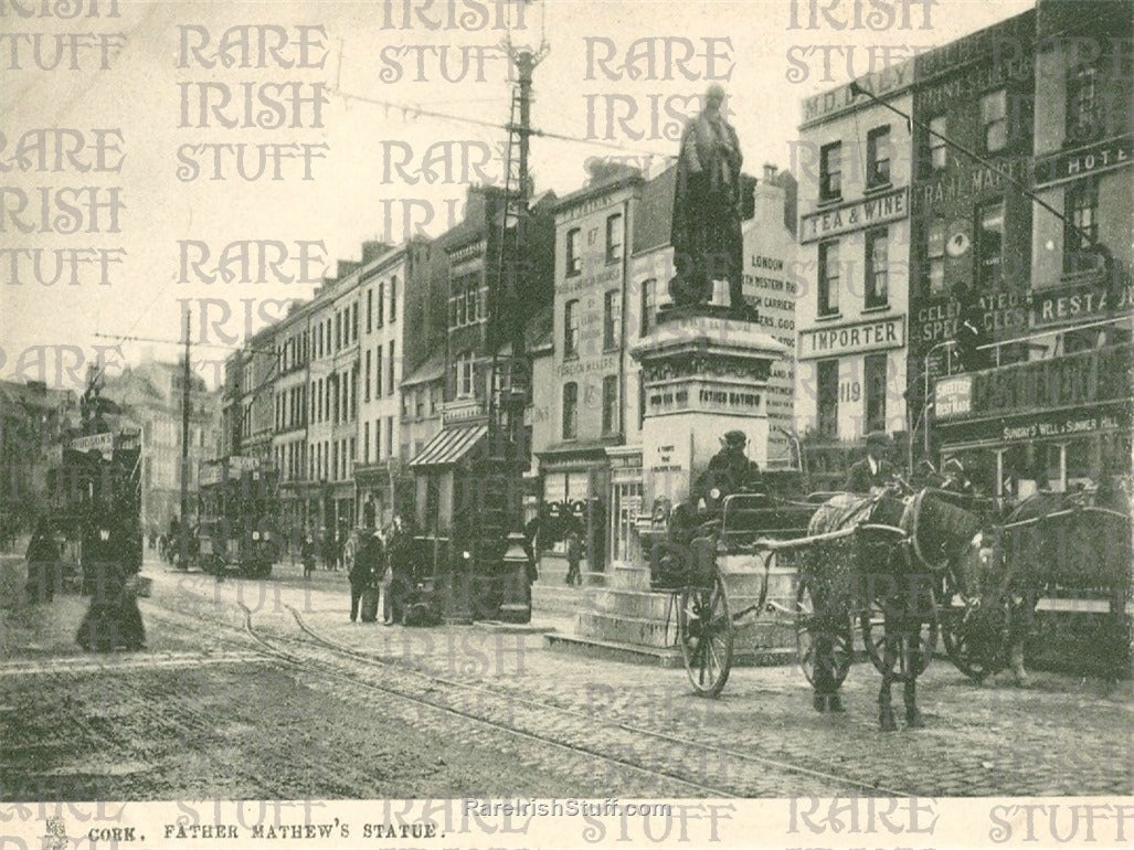 Father Mathew Statue, Patrick Street, Co. Cork, Ireland 1899